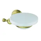 Мыльница с держателем Devit Charlestone, бронза/стекло белое (8022142B) фото 1 Aquada.com.ua