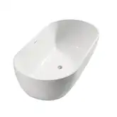 Ванна акриловая Devit Ovale 178 х 90 см + ножки и сифон (18090136)