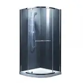 Душевая кабина Devit Comfort 1000 х 1000 х 1900 мм (профиль нерж. сталь, стекло серое) (FEN1223G)