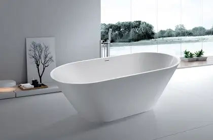 Ванна из искусственного камня Devit Up 180 x 81 x 64 см (18080120W) фото 2 Aquada.com.ua