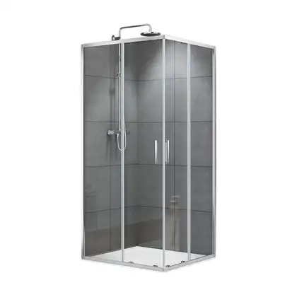 Душевая кабина Devit Art 2.0 900 х 900 х h1900 мм (профиль - хром, стекло - прозрачное) (FEN2140) фото 1 Aquada.com.ua