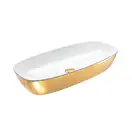 Раковина накладная на столешницу Catalano Gold & Silver 80 х 40 см (180APGRLXBO) фото 1 Aquada.com.ua