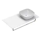 Керамическая столешница для раковины чаша справа Catalano Green Lux 100 х 54 см (1PC10C300) фото 1 Aquada.com.ua