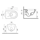 Унитаз подвесной Catalano Canova Royal с сиденьем Soft Close (1VSCRN00+5SSSTF00) фото 4 Aquada.com.ua