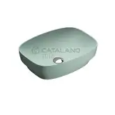 Раковина накладная на столешницу Catalano Green Lux / Colori 50 х 38 см, зелёный матовый (150AGRLXVS)