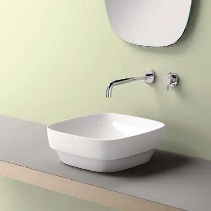 Раковина накладная на столешницу Catalano Green Lux 40 x 40 см (140AGRLX00) фото 3 Aquada.com.ua