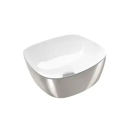 Раковина накладная на столешницу Catalano Gold & Silver 40 х 40 см (140APGRLXBA) фото 1 Aquada.com.ua