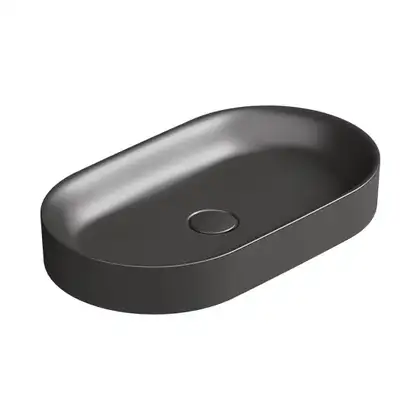 Раковина накладная на столешницу Catalano Horizon 60 х 35 см, Satin black (160AHZNS) фото 1 Aquada.com.ua