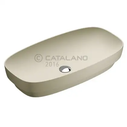 Раковина накладная на столешницу Catalano Green Lux / Colori 75 х 40 см, матовый (175AGRLXGS) фото 1 Aquada.com.ua