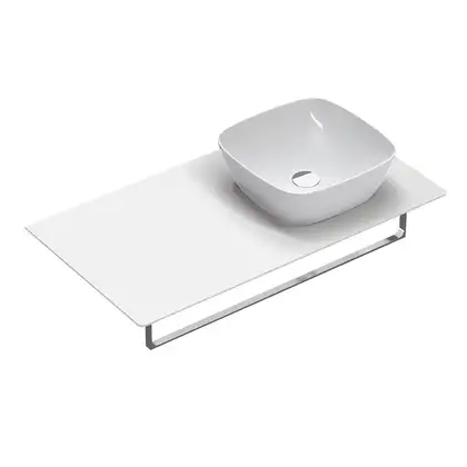 Керамическая столешница для раковины чаша справа Catalano Green Lux 100 х 54 см (1PC10C300) фото 1 Aquada.com.ua