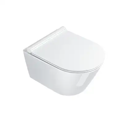Унитаз подвесной Catalano New Zero с сиденьем Soft Close Plus (ободковый) (1VSV50N00+5SCSTP000) фото 1 Aquada.com.ua Унитаз подвесной Catalano New Zero с сиденьем Soft Close Plus (ободковый) (1VSV50N00+5SCSTP000) фото 1 Aquada.com.ua