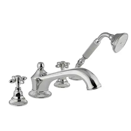 Смеситель на борт ванны Nicolazzi Impero (1204CR36) фото 1 Aquada.com.ua