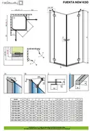 Душевая кабина Radaway Fuenta New KDD 80 L (профиль - хром; стекло - прозрачное) (384061-01-01L) фото 2 Aquada.com.ua