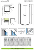 Душевая кабина Radaway Fuenta New KDD 100 R (профиль - хром; стекло - прозрачное) (384062-01-01R) фото 3 Aquada.com.ua