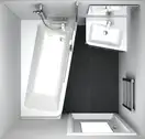 Ванна акриловая Ravak 10° 170 x 100 см, R (исполнение справа) (C821000000) фото 9 Aquada.com.ua