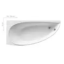 Ванна акриловая Ravak Avocado 150 х 75 см, L (исполнение слева) (CT01000000) фото 1 Aquada.com.ua