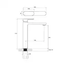 Смеситель для раковины Ravak Chrome 311 мм (цвет - хром) (X070100) фото 2 Aquada.com.ua