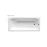 Ravak Chrome Ванна акрилова 150х70 см, біла (C721000000)