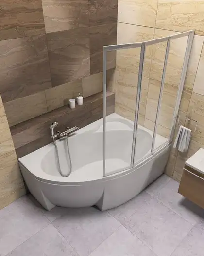 Ванна акриловая Ravak Asymmetric II 150 х 100 см (исполнение справа) (CB41000000) фото 3 Aquada.com.ua