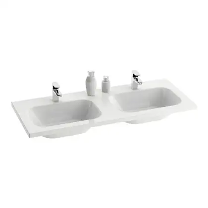 Двойная раковина Ravak Chrome 1200 х 490 мм (без перелива) (XJG01212000) фото 1 Aquada.com.ua