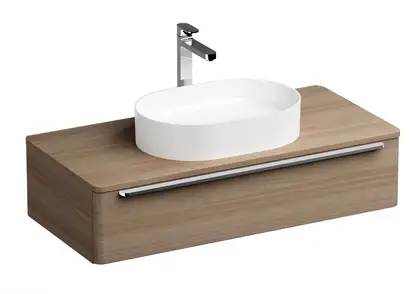 Раковина накладная на столешницу Ravak Ceramic Slim O 55 х 37 см (XJX01155001) фото 2 Aquada.com.ua