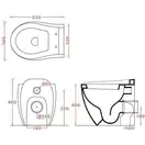 ARTCERAM Унитаз без бачка ArtCeram Blend (BLV002) фото 3 Aquada.com.ua