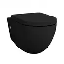 ARTCERAM Унитаз подвесной Goclean® (безободковый) ArtCeram File 2.0 с сиденьем Soft Close matt black (FLV004 17; 30 + FLA002 17) фото 1 Aquada.com.ua
