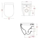 ARTCERAM Унитаз напольный безободковый ArtCeram File 2.0 с сиденьем для унитаза Soft Close (FLV005 01; 00 + FLA002 01) фото 4 Aquada.com.ua