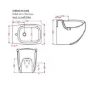 ARTCERAM Биде напольное ArtCeram Hi-Line белый глянец (HIB002 01; 00) фото 5 Aquada.com.ua