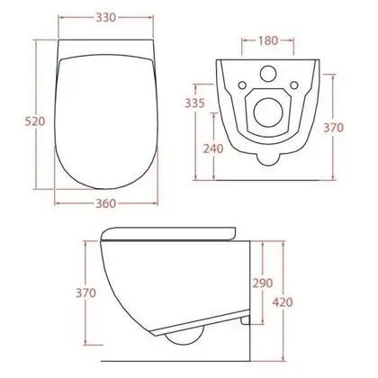 ARTCERAM Унитаз подвесной ArtCeram File 2.0 белый глянец с сиденьем для унитаза Soft Close (FLV001 01; 00 + FLA002 01) фото 7 Aquada.com.ua