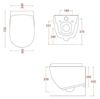 ARTCERAM Унитаз подвесной Goclean® (безободковый) ArtCeram File 2.0 с сиденьем Soft Close matt black (FLV004 17; 30 + FLA002 17) фото 2 Aquada.com.ua