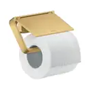 Бумагодержатель с крышкой Axor Universal Accessories (цвет - матовое золото) (42836250) фото 1 Aquada.com.ua