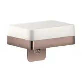 Мыльница Axor Universal Accessories, матовое красное золото/стекло матовое (42819310)