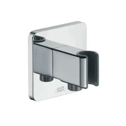 Шланговое подсоединение с держателем Axor Urquiola (цвет - хром) (11626300) фото 1 Aquada.com.ua