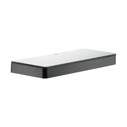 Полочка 300 мм Axor Universal Accessories, satin black/стекло матовое (42838350) фото 1 Aquada.com.ua
