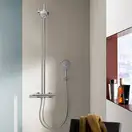 Душевая система с термостатом Axor Citterio M Showerpipe (цвет - хром) (34640000) фото 2 Aquada.com.ua