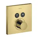 Термостат на 2 потребителя, скрытого монтажа Axor ShowerSelect (цвет - золото) (36715990) фото 1 Aquada.com.ua