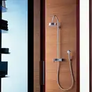 Душевая система с термостатом Axor Citterio Showerpipe (цвет - хром) (39620000) фото 2 Aquada.com.ua
