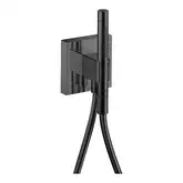 Душевой гарнитур Axor Starck Organic (цвет - satin black), 2 вида струи (12626350)
