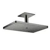 Верхний душ 460 х 300 мм Axor ShowerSolutions (цвет - полированный чёрный хром), 3 вида струи (35281330)