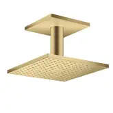 Верхний душ 250 х 250 мм Axor ShowerSolutions (цвет - матовое золото), 2 вида струи (35312250)