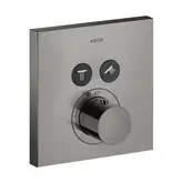 Термостат на 2 потребителя, скрытого монтажа Axor ShowerSelect (цвет - полированный чёрный хром) (36715330)