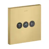 Вентиль скрытого монтажа для 3 потребителей Axor ShowerSelect (цвет - матовое золото) (36717250)