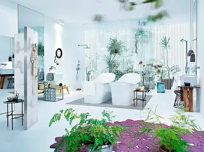 Душевая система с термостатом Axor Urquiola Showerpipe (цвет - хром) (11901000) фото 3 Aquada.com.ua