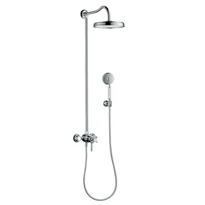 Душевая система с термостатом Axor Montreux Showerpipe (цвет - хром) (16570000) фото 1 Aquada.com.ua
