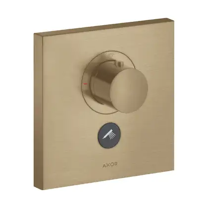 Термостат скрытого монтажа на 1 потребитель Axor ShowerSelect (цвет - матовая бронза) (36716140) фото 1 Aquada.com.ua