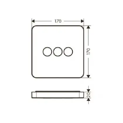 Запорно-переключающее устройство на 3 потребителя Axor ShowerSelect (36773000) фото 2 Aquada.com.ua