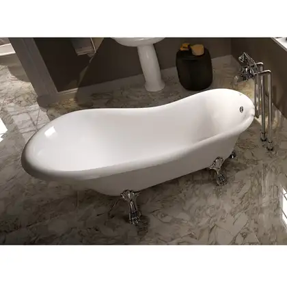 Ванна из искуственного камня Flaminia Evergreen 170 х 80 см + ножки (EG170) фото 1 Aquada.com.ua