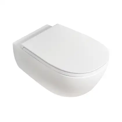 Подвесной унитаз Flaminia IO белый с крышкой SoftClose Slim белый (IO118G + IOCW07) фото 1 Aquada.com.ua Подвесной унитаз Flaminia IO белый с крышкой SoftClose Slim белый (IO118G + IOCW07) фото 1 Aquada.com.ua
