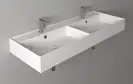 Раковина двойная Simas Agile 121 х 46 см (AG121D) фото 2 Aquada.com.ua